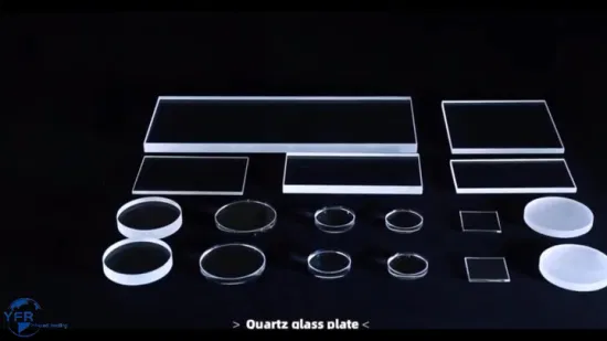 Lastra di vetro di successo Dimensioni OEM Lastre di vetro trasparente Disco rotondo Vetro di quarzo di silice fusa Trasparente Pezzo Colore Confezione pura Quadrato